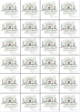CARTE DE VISITE RECTO