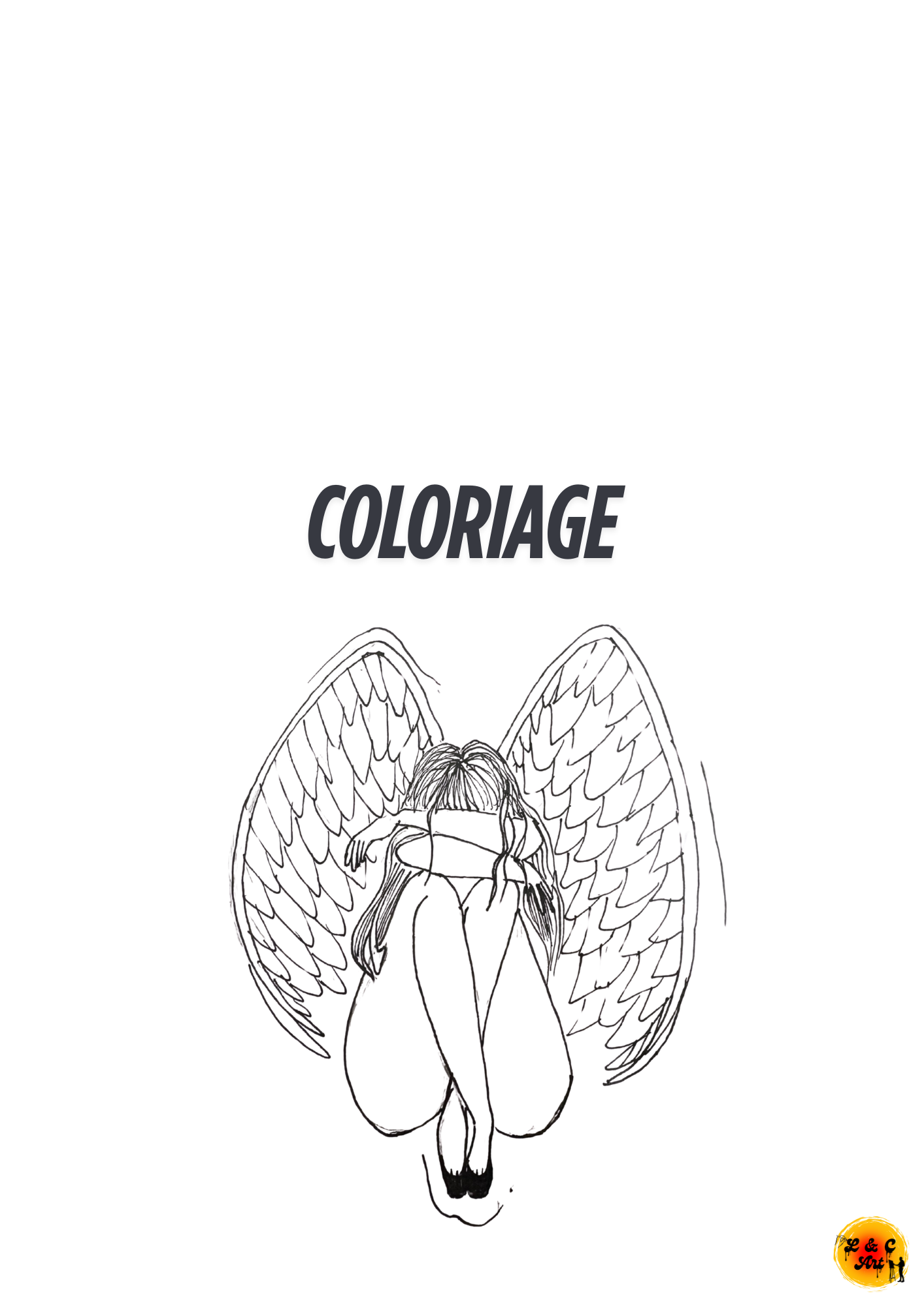 Coloriage Ange déchu